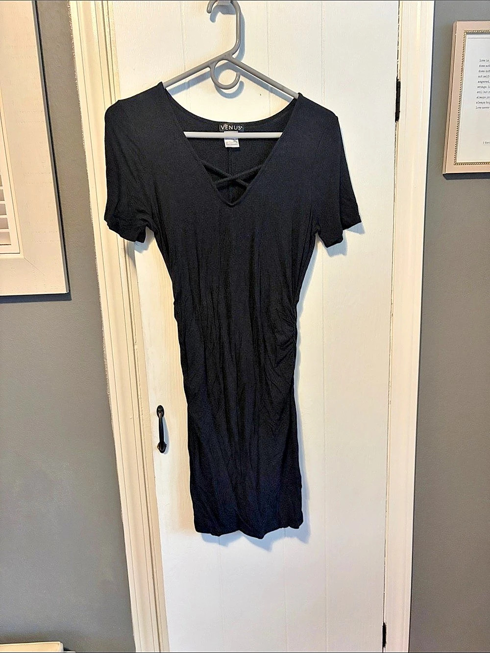 Venus Black Mini Dress